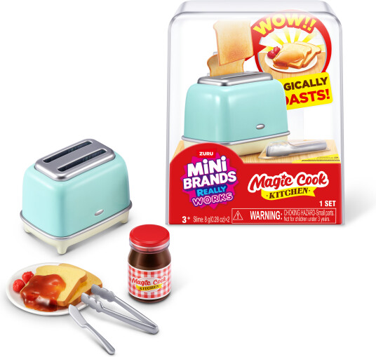 Mini Brands Magic Cook Kjøkken Brødrister med UV Lys - Leketøy for Barn 3+ Mini Brands Magic Cook Kjøkken Brødrister med UV Lys - Leketøy for Barn 3+