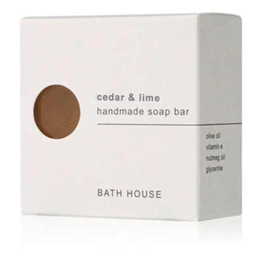 Bath House, Bath Soap Cedar & Lime