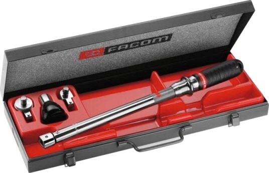 Facom Momentnøkkelsett R.300B 1/4", Nøkkel, Hylse Og Sperre