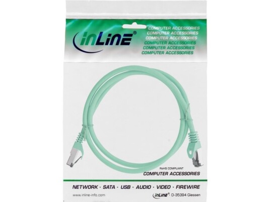 Inline 78807G 7,5 M Cat8.1 S/Ftp S-Stp Rj-45 Rj-45 Grønn