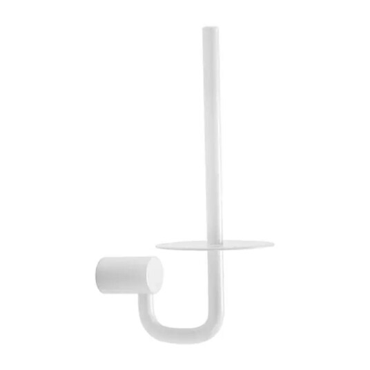 Pressalit Reservepapirholder - med plade mat hvid