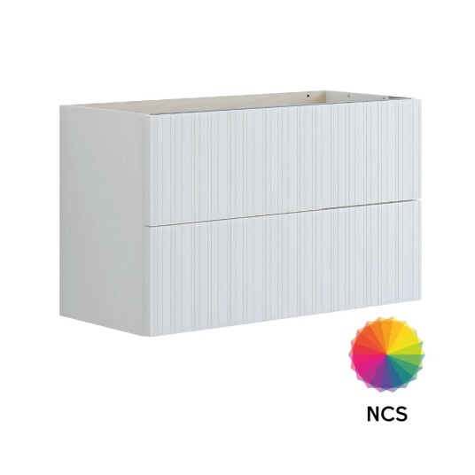 Dansani Inzo Riflet Servantskap Slim 2 Skuff B60 80xh48xd35cm NCS Farge / 80cm Dansani Inzo Riflet Servantskap Slim 2 Skuff B60 80xh48xd35cm NCS Farge / 80cm