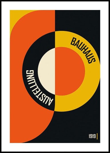 Bauhaus Color Shapes No.1 Plakat Plakat / 21x30cm