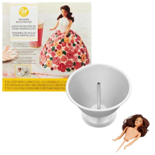 Wilton Dukkekakeform Med Dukke 4 Deler Wilton Dukkekakeform Med Dukke 4 Deler