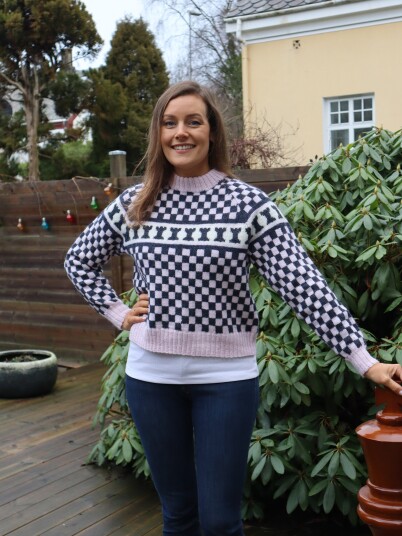 Dale Garn 466 01 Norway Chess Raglangenser Dale Garn 466 01 Norway Chess Raglangenser