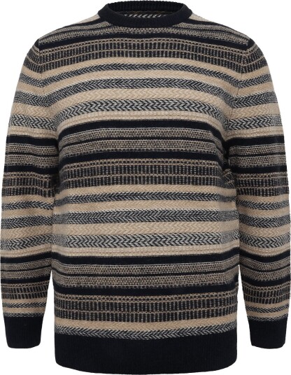 Barbour Barbour Highsted Fairisle Crew Neck Sweater - NAVY - S