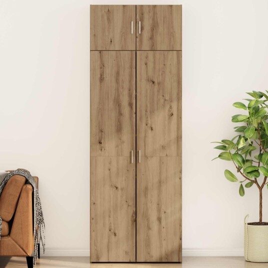 Oppbevaringsskap artisan eik 80 x 42.5 x 225 cm Konstruert tre Oppbevaringsskap artisan eik 80 x 42.5 x 225 cm Konstruert tre