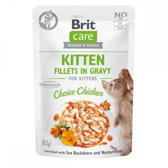 Brit Care Cat Gravy Kitten Kylling 85 G