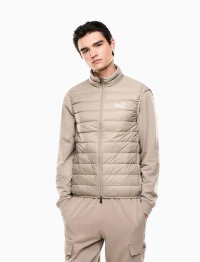 EA7 Down Waistcoat Beige L