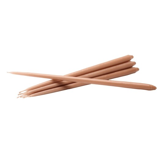 Stoff Nagel Stoff Stearinlys by Ester&Erik 6 pk Dusty Rose