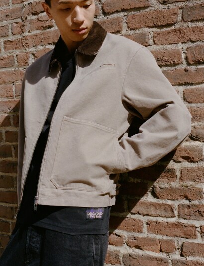 WOOD WOOD Wwbo Jacket 25197 Khaki green M