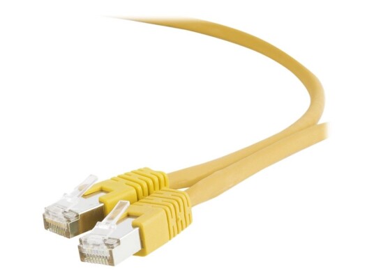 Cablexpert Koblingskabel Rj-45 Hann Til Rj-45 Hann 1 M S/Ftp Cat 6A Flertrådet Formstøpt Halogenfri Gul