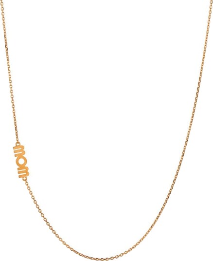Stine A Jewelry Wow Mom Necklace Forgylt Sølv Sterling 925 45.5 52.5 cm