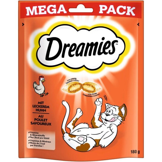 Dreamies Kattesnacks Big Pack Kylling (180 G) Dreamies Kattesnacks Big Pack Kylling (180 G)