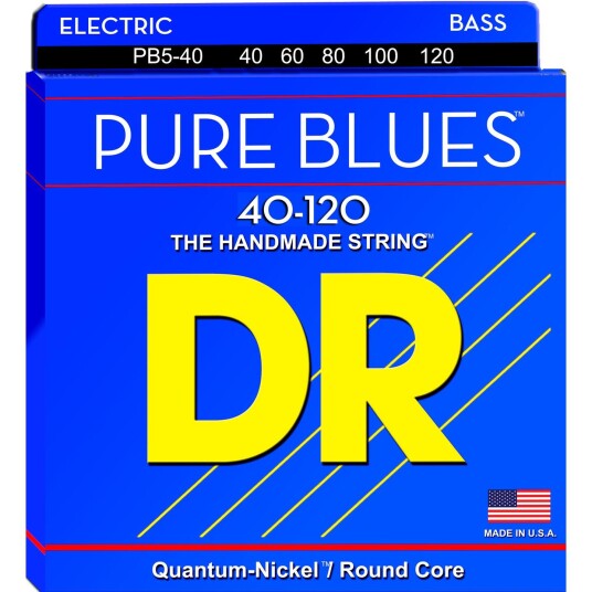 Dr Strings Pb5-40 Pure Blues (040-120) Light 5 - String Dr Strings Pb5-40 Pure Blues (040-120) Light 5 - String