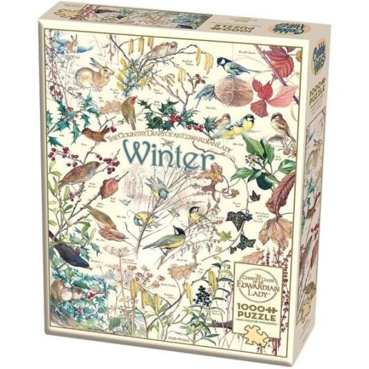 Cobble Hill Puslespil 1000 Brikker Country Diary: Vinter