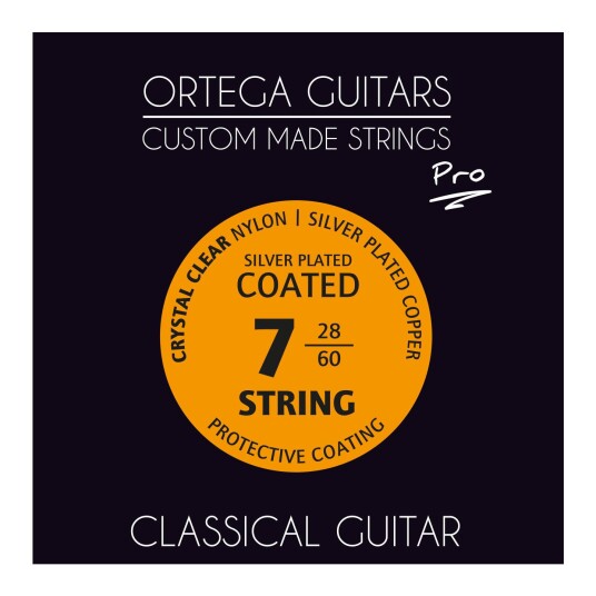 Ortega Guitars Ortega Nyp7 Nylon Strengesett, 7 String Bariton Scale