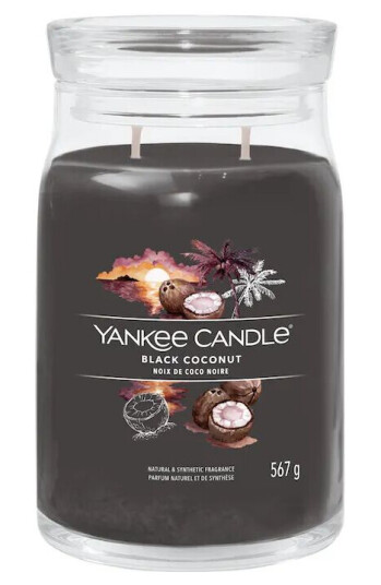 Yankee Candle Signature Large Black Coconut 567 g Duftlys