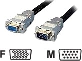 Equip 118854 10 M Vga D-Sub Vga D-Sub Hankjønn Hunkjønn Sort Sølv