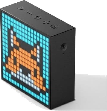 Divoom Timebox EVO Trådløs Høyttaler med Klokkeradio og Pikselkunst Sort