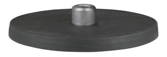 Gummiert magnet 66mm 20 kg styrke  M5 Stort bruksområdet | For M5 bolt