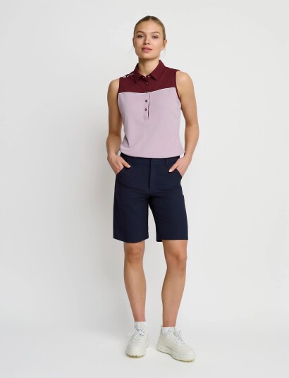 BACKTEE Ladies Hybrid Shorts Navy 42 50 cm
