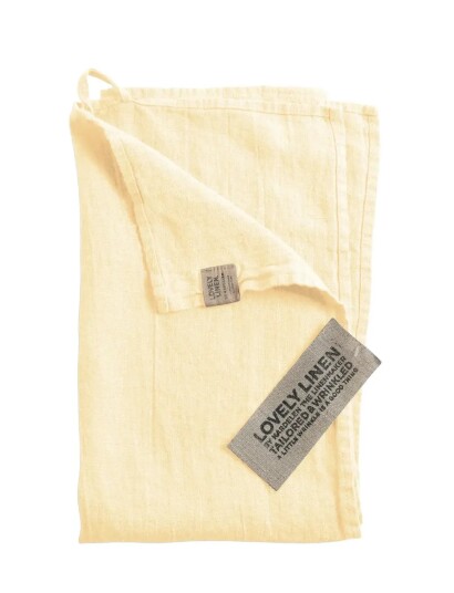 Lovely Linen Lovely Kitchen Towel Yellow 45X70 Lovely Linen Lovely Kitchen Towel Yellow 45X70