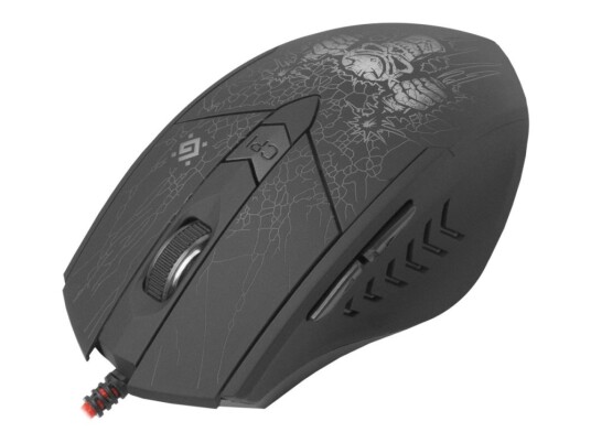 Defender Doom Fighter Gm-260L - Mus - Optisk - 6 Knapper - Kablet - Usb - Svart