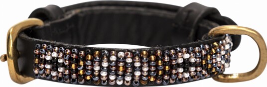Kampuni Handmade Dog Collar Micro Ombima - Black Micro