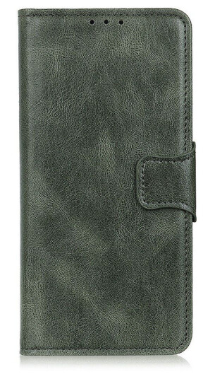 INCOVER Samsung Galaxy S22 Vintage Texture Skinn Flip Deksel med Lommebok - Grønn