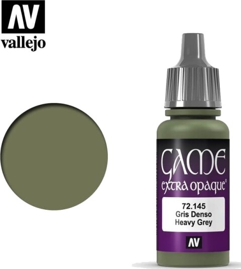 Vallejo Game Color Heavy Grey 17ml Akrylmaling til Modellbygging