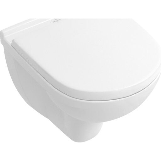 V&B O.Novo Compact Toalettpakke Med sete og lokk, Hvit med DF og C+ V&B O.Novo Compact Toalettpakke Med sete og lokk, Hvit med DF og C+