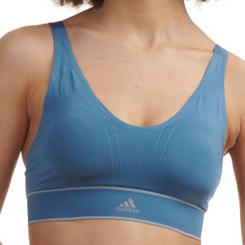 Adidas BH 40GG Seamless Plunge Bra bla Large Dame