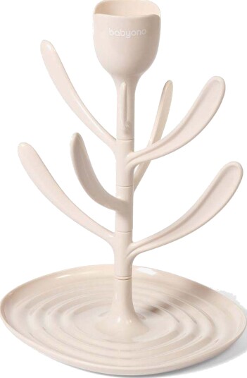 Babyono Oppvaskstativ Til Flasker Tulipan Beige Babyono Oppvaskstativ Til Flasker Tulipan Beige