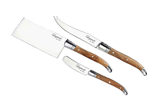 Laguiole Ostesett 3 Knivsett