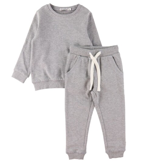 Minymo Sweat Set (2-Pcs) Grey 80