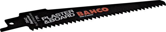 Bahco Stikksagblad Sandflex Bimetall 300 Mm 1,1 Mm Sl 7Tpi For Gips- Og Tre Sponplater 5 Stk