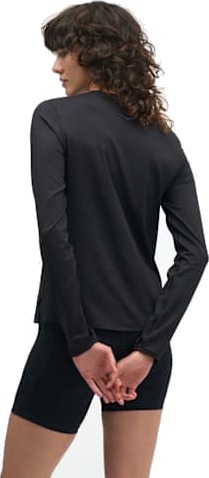 Hoka EveryRun Long Sleeve Dame Blk/Black L