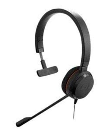 Jabra Evolve 20 MS Mono Headset, Kablet USB-C / USB-A Svart
