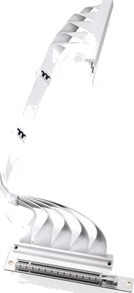 Thermaltake - Pci Express X16-Kabel - 164 Pin Pci Express (Hann) Til 164 Pin Pci Express (Hunn) Vinklet - 1 A - 40 Cm - Snø Thermaltake - Pci Express X16-Kabel - 164 Pin Pci Express (Hann) Til 164 Pin Pci Express (Hunn) Vinklet - 1 A - 40 Cm - Snø