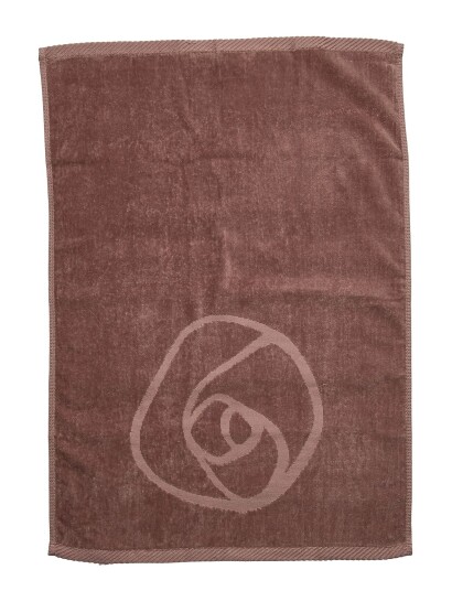 Rosemunde Towel 45X65Cm Brown Rosemunde DUSTY BROWN 45X65CM