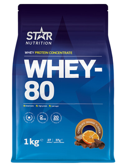 Whey-80 Myseprotein 1 kg