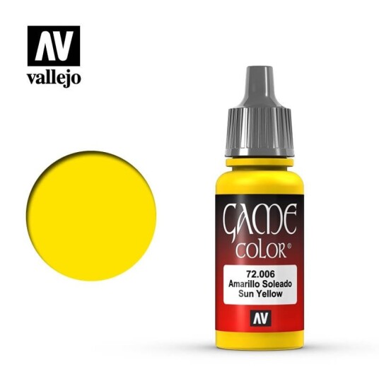 Vallejo 72.006 Game Color Acryl Maling Gul 17ml
