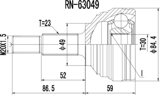 PROCARO 77-RE-400 Drivledd
