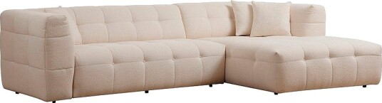 Hanah Home Hjørnesofa høyre Cady Beige Hanah Home Hjørnesofa høyre Cady Beige