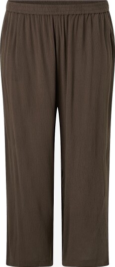 KAFFE Curve Bukser kcDacina Ami Pants Brun
