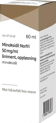 Minoksidil Norfri 50 mg/ml liniment 60 ml