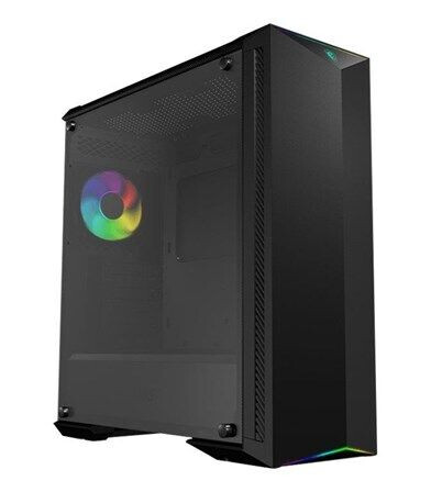 MSI MPG GUNGNIR 100 Miditower Kabinett med Herdet Glass Svart MSI MPG GUNGNIR 100 Miditower Kabinett med Herdet Glass Svart