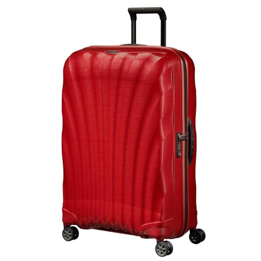 Samsonite C-Lite Ultralett hard stor koffert 75 cm/94L Rød Samsonite C-Lite Ultralett hard stor koffert 75 cm/94L Rød