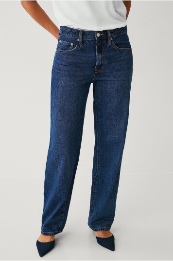 Gina Tricot Jeans Baggy Blå